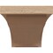 Ekena Millwork 11"W x 22"D x 11"H Wide Helena Rough Cedar Woodgrain TimberThane Corbel, Primed Tan CORUR11X22X11HELRCPR - alternate 3